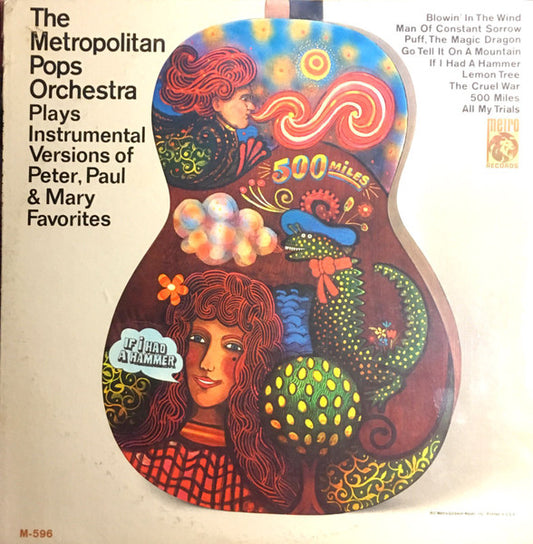 Metropolitan POPS Orchestra - Plays Instrumental Versions Of Peter, Paul & Mary Favorites (VG)
