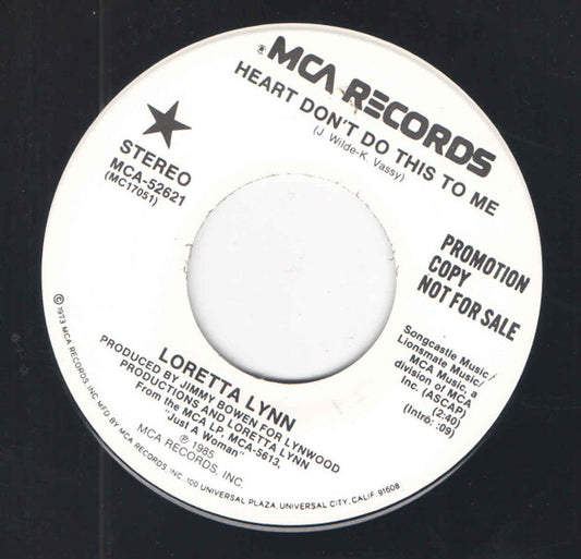 Lynn, Loretta - Heart Don't Do This To Me (VG+)
