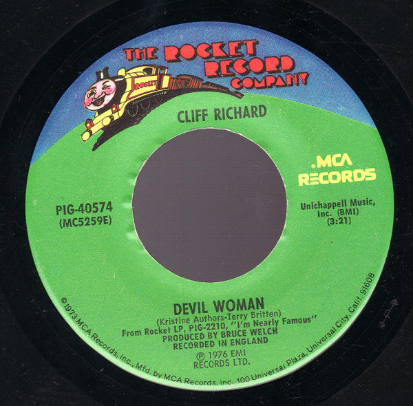 Richard, Cliff - Devil Woman / Love On (Shine On) (VG+)