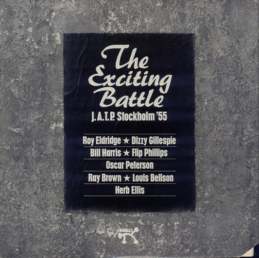 Various - The Exciting Battle J.A.T.P. Stockholm ’55 (VG, 1974)