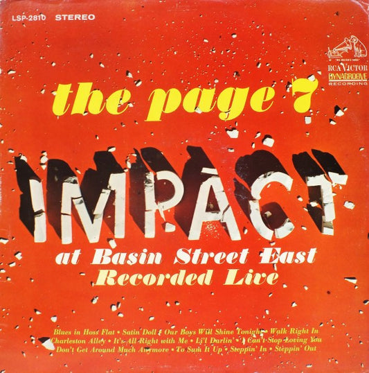 Page 7 - Impact At Basin Street East (VG+)
