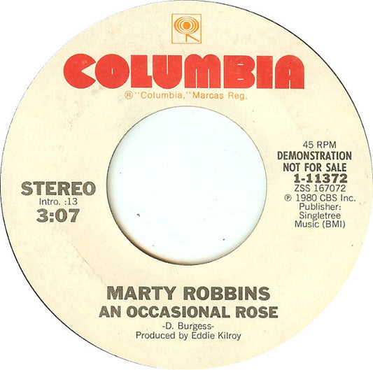 Robbins, Marty - An Occasional Rose (VG+)