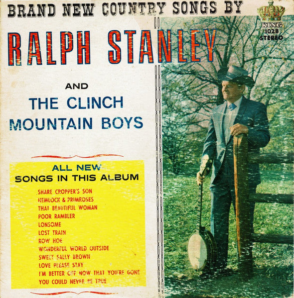 Stanley, Ralph And The Clinch Mountain Boys - Brand New Country Songs (VG)