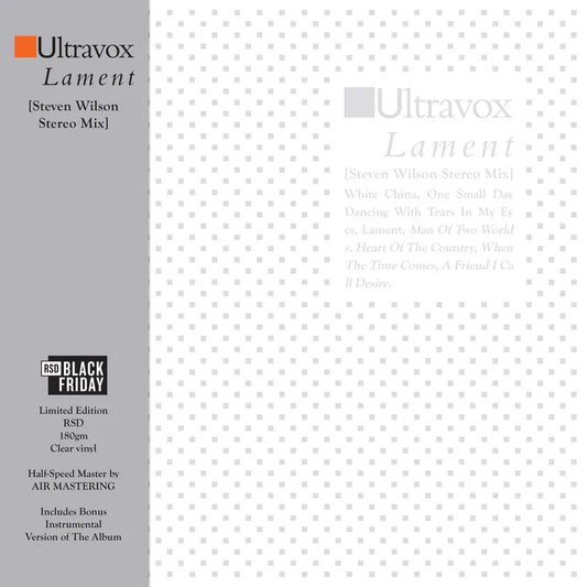 Ultravox - Lament (Steven Wilson Stereo Mix)