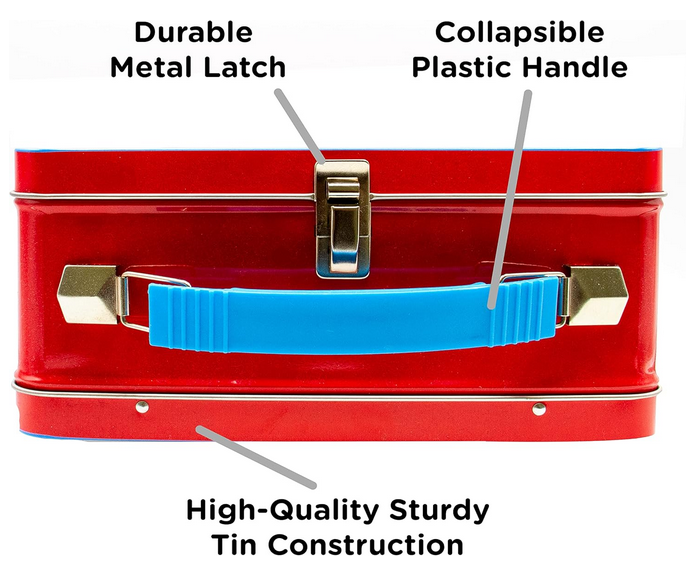 David Bowie Aladdin Sane Fun Box - Sturdy Tin Storage Box