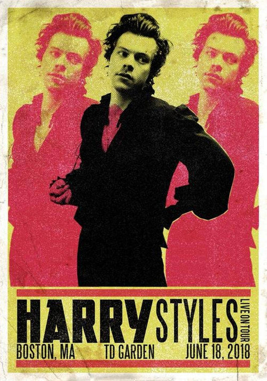Harry Styles Boston 2018 Poster 11" x 17"