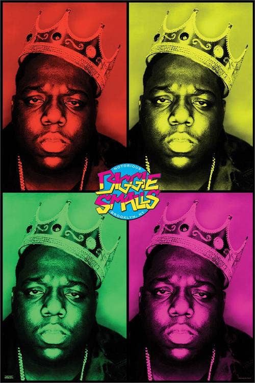 Notorious B.I.G. - Pop Art - King Poster - 24" X 36"