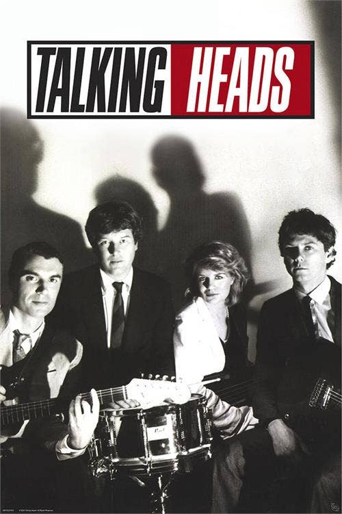 Talking Heads Band Poster - 24" X 36"