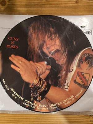 Guns N' Roses - Interview Picture Disc (VG) (BOOT)