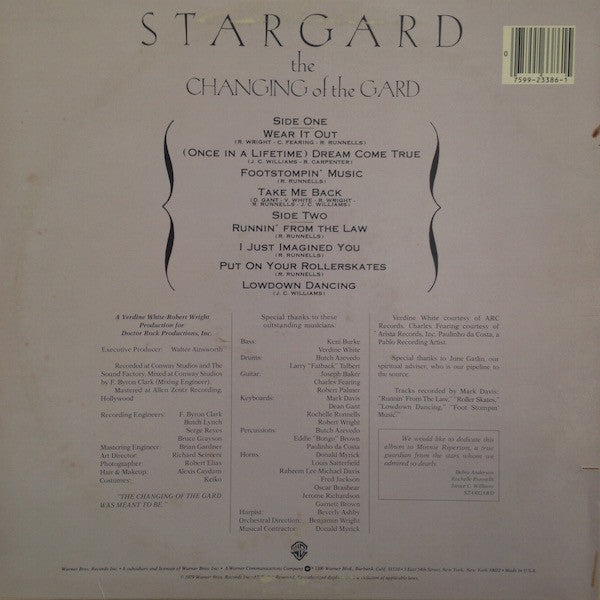 Stargard : The Changing Of The Gard (LP, Album, Spe)