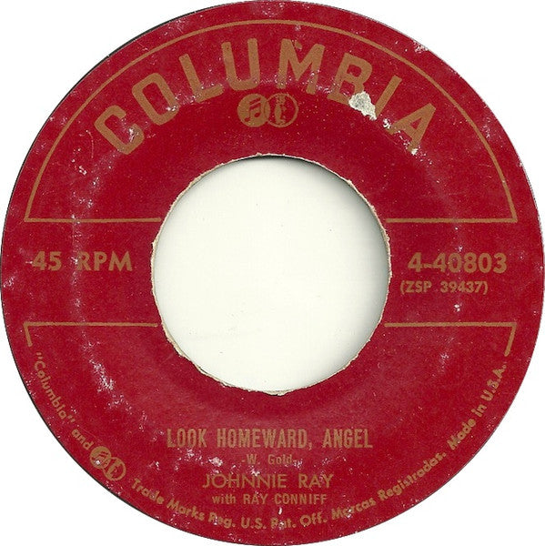 Johnnie Ray With Ray Conniff : You Don’t Owe Me A Thing / Look Homeward, Angel (7", Single, Styrene, Hol)