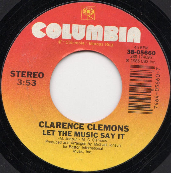 Clarence Clemons And Jackson Browne : You're A Friend Of Mine (7", Single)