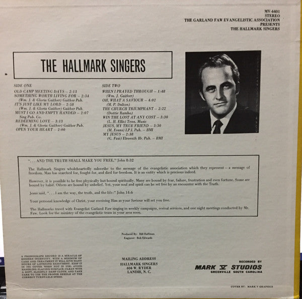The Hallmark Singers : The Hallmark Singers (LP)