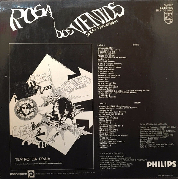 Maria Bethânia : Rosa Dos Ventos (LP, Album)