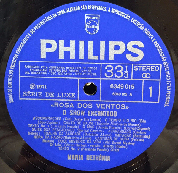 Maria Bethânia : Rosa Dos Ventos (LP, Album)