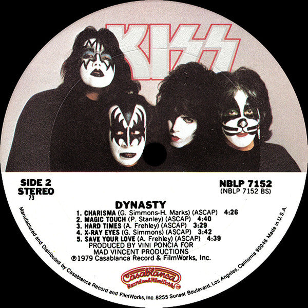 Kiss : Dynasty (LP, Album, 73,)