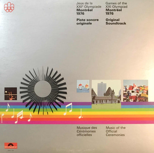 André Mathieu, Vic Vogel : Jeux De La XXIe Olympiade - Montréal 1976 (Piste Sonore Originale) - Musique Des Ceremonies Officielles (LP, Gat)