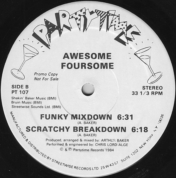Awesome Foursome : Funky Breakdown (12", Promo)