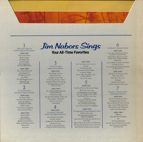 Jim Nabors : Jim Nabors Sings Your All-Time Favorites (7xLP, Comp + Box)