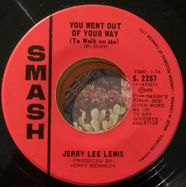 Jerry Lee Lewis : Once More With Feeling (7", Single)