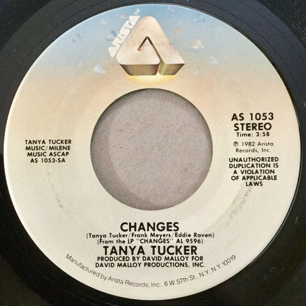 Tanya Tucker : Changes / Too Long (7", Single)