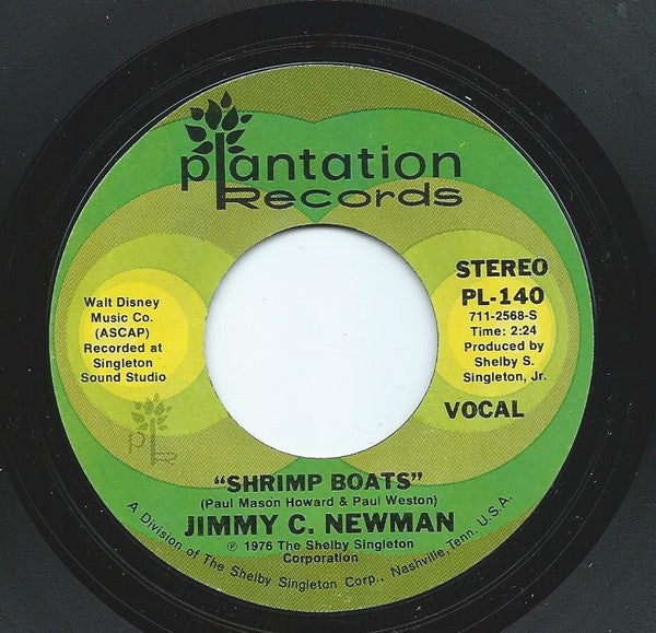 Jimmy C. Newman : Shrimp Boats (7", Single)