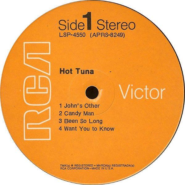 Hot Tuna : First Pull Up, Then Pull Down (LP, Album, Gat)
