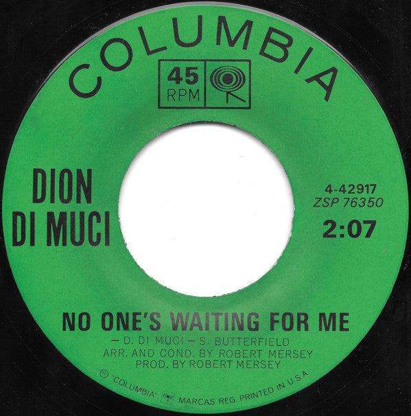 Dion Di Muci* : Drip Drop (7", Styrene)