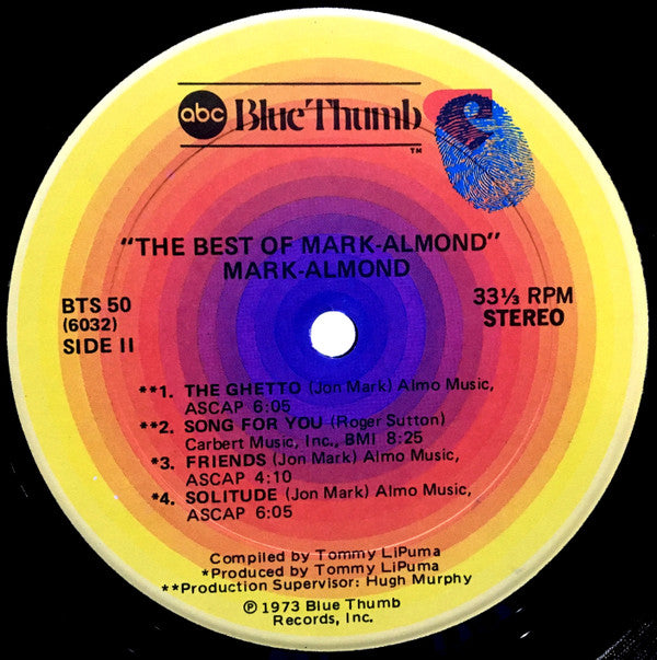 Mark-Almond : The Best Of Mark-Almond (VG+) – Square Cat Vinyl