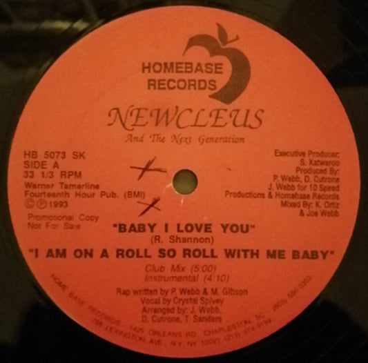Newcleus And The Next Generation : Baby I Love You (12", Promo)