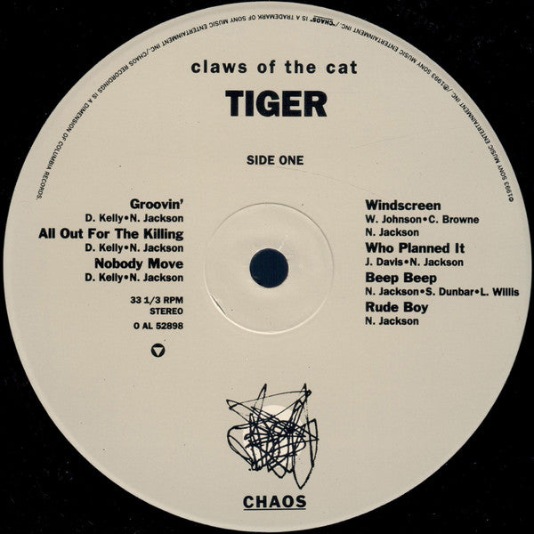 Tiger : Claws Of The Cat (LP, Album)
