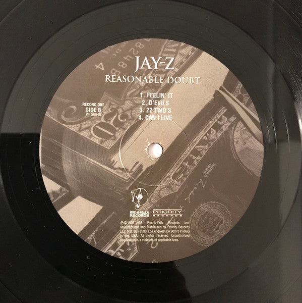 Jay-Z : Reasonable Doubt (2xLP, Album, RE)
