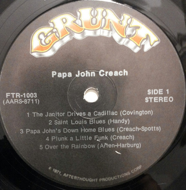Papa John Creach : Papa John Creach (LP, Album, Ind)