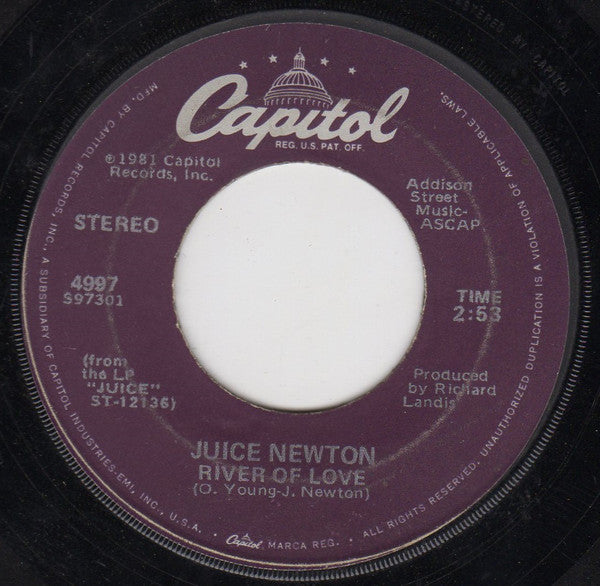 Juice Newton : Queen Of Hearts (7", Single, Jac)