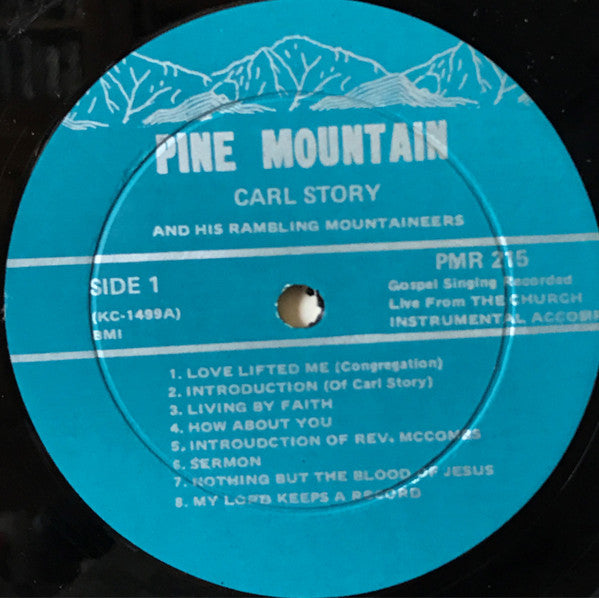 Carl Story & His Rambling Mountaineers : All Day Sacred Singing (LP, Album)