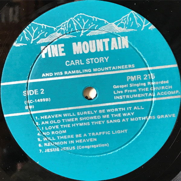 Carl Story & His Rambling Mountaineers : All Day Sacred Singing (LP, Album)