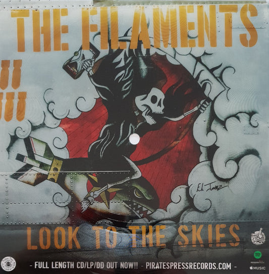 The Filaments : Look To The Skies (Flexi, 7", Shape, S/Sided, Pic, Promo)