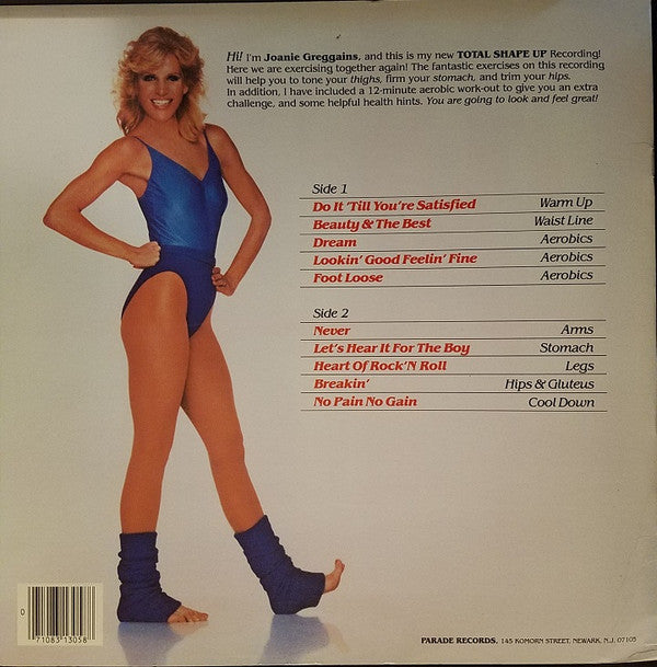 Joanie Greggains : Total Shape-Up (VG+) – Square Cat Vinyl