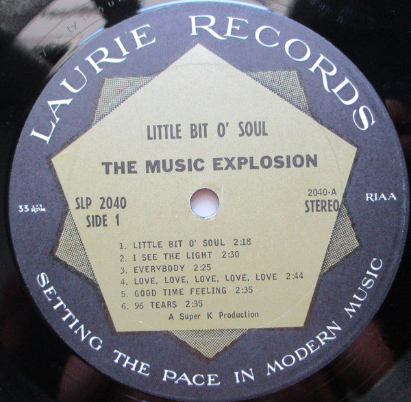 The Music Explosion : Little Bit O' Soul (LP, Album, CTH)