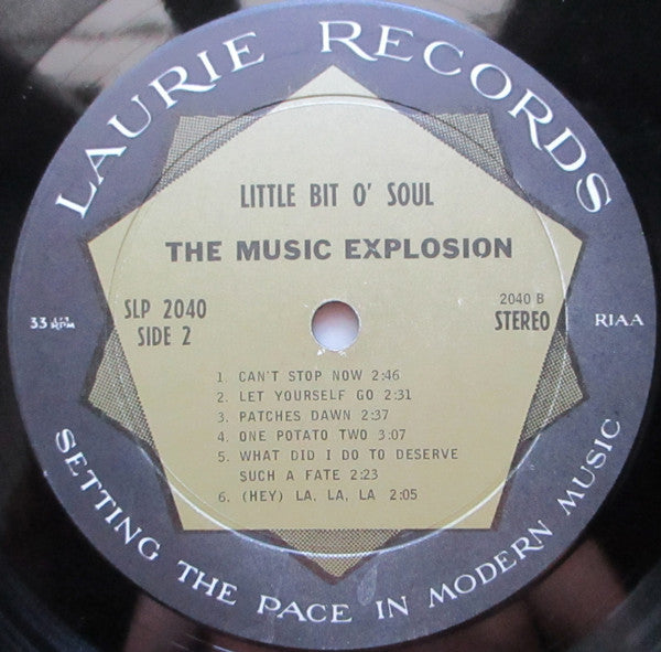 The Music Explosion : Little Bit O' Soul (LP, Album, CTH)