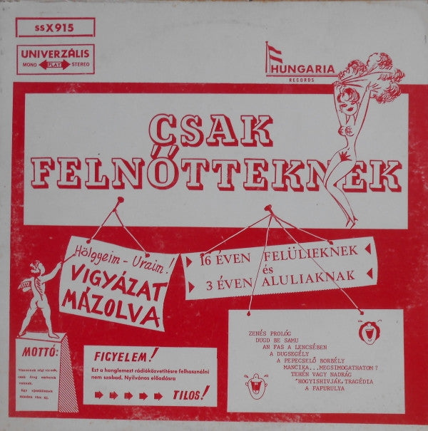 Various : Csak Felnőtteknek (LP)