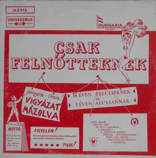Various : Csak Felnőtteknek (LP)