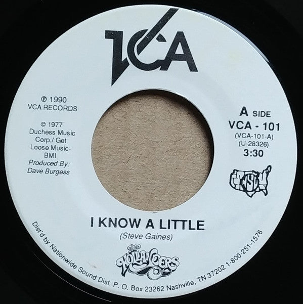 The Hollanders : I Know A Little (7", Single, Promo)