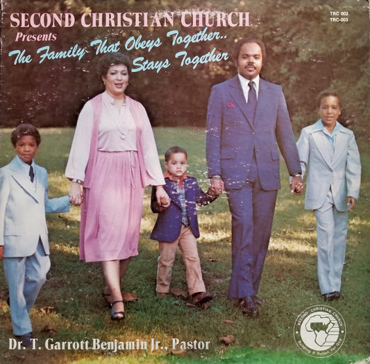 Dr. T. Garrott Benjamin Jr., Pastor* : The Family That Obeys Together... Stays Together (2xLP, Album)