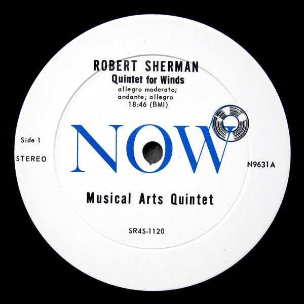Musical Arts Quintet : Quintet For Winds (LP, Album)