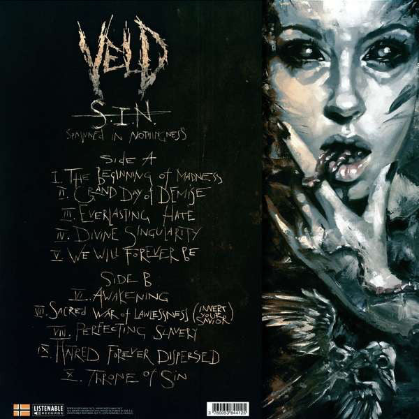 Veld : S.I.N. Spawned In Nothingness (LP, Album, Ltd, Blu)