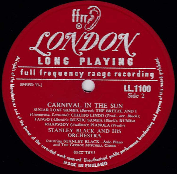 Stanley Black And His Orchestra* : Carnival In The Sun (LP, Album)