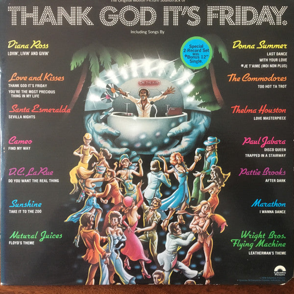 Various : Thank God It's Friday (The Original Motion Picture Soundtrack) (2xLP, Album, 2nd + 12", S/Sided)