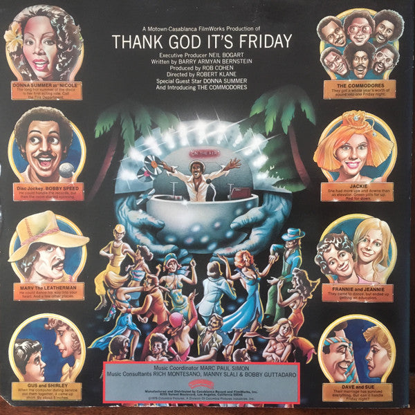 Various : Thank God It's Friday (The Original Motion Picture Soundtrack) (2xLP, Album, 2nd + 12", S/Sided)