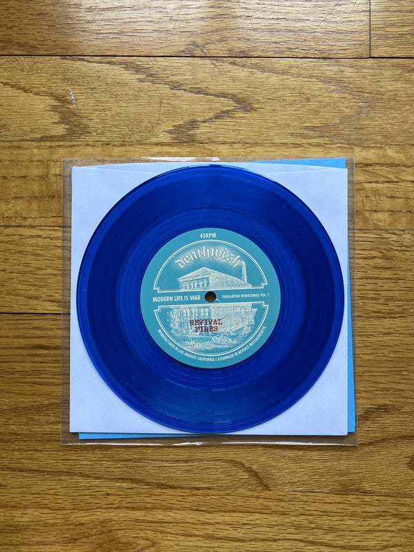 Modern Life Is War : Tribulation Worksongs Vol. 2 (7", Single, Ltd, Blu)
